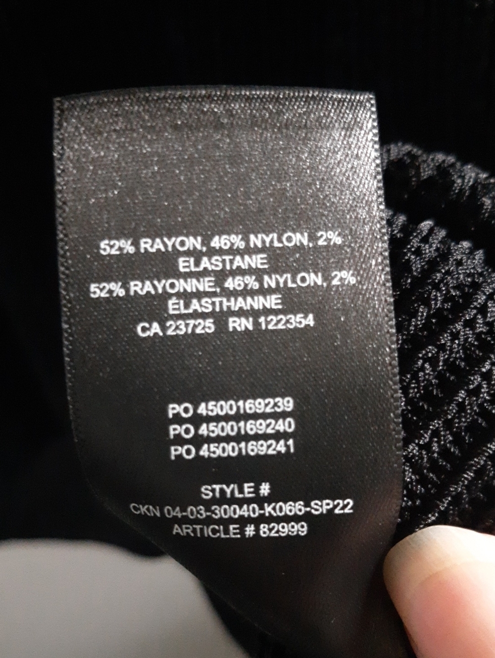 Wilfred Black Ribbed Crewneck Halter Style Sweater Tank - Picture 3 of 5